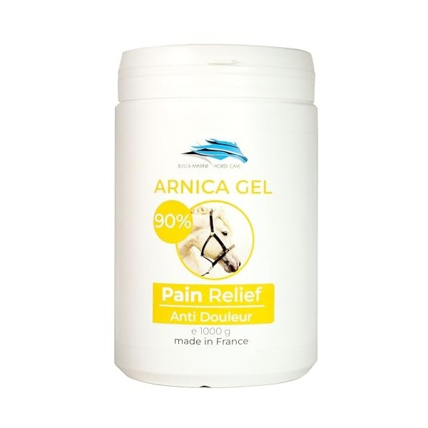 Gel concentré dArnica FORTE 90% dextrait dArnica BIO issu de lAgriculture Biologique. Gel de Massage pour les Muscles et 