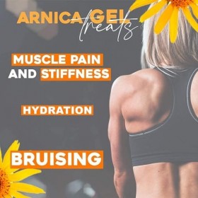 Gel concentré dArnica FORTE 90% dextrait dArnica BIO issu de lAgriculture Biologique. Gel de Massage pour les Muscles et 