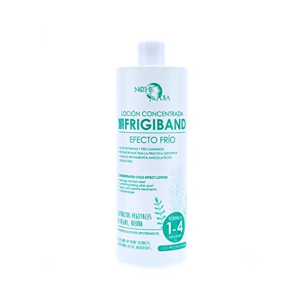 Liquide pour jambes Fatigué Frigiband, Lotion concentrée 1-4 Bandages froids, algues, fucus, lierre et principes actifs hyp