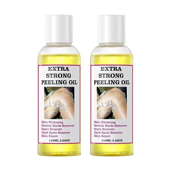 Huile Peeling Extra Forte,Huile Peeling Pour Le Corps, Peeling Jaune Sûre Extra-Forte, Gommage Puissante, Pour Le Corps Contr