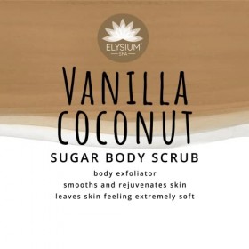 Elysium Gommage corporel Vanille noix de coco 200 g