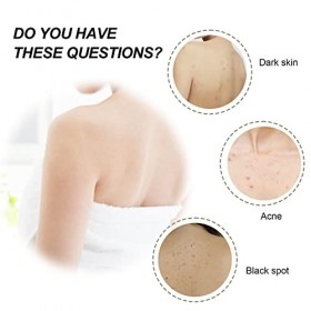 Zynewa Gommage Corporel au Curcuma - Nettoyage en douceur et lissage de la peau - Atténuation des marques dacné - Hydratant 