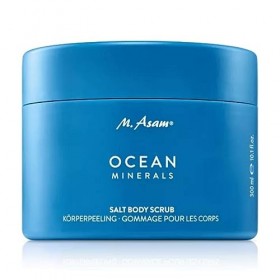 M. Asam OCEAN MINERALS Peeling corps au sel 300 ml – Gommage au sel de mer élimine les cellules mortes et les impuretés, av