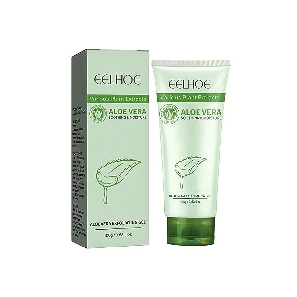 Exfoliant pour le corps à laloe vera, exfoliant à laloe vera, exfoliant pour le corps, enlever la poussière des peaux morte