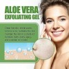 Exfoliant pour le corps à laloe vera, exfoliant à laloe vera, exfoliant pour le corps, enlever la poussière des peaux morte