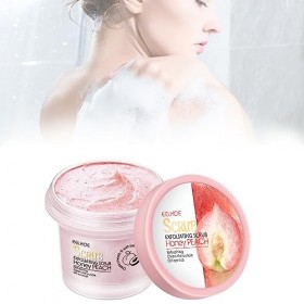 Mikabila Gommage Corporel pour tous les Types de Peau,Avec de lAcide Hyaluronique pour une Peau Hydratée,Gommage corporel éc