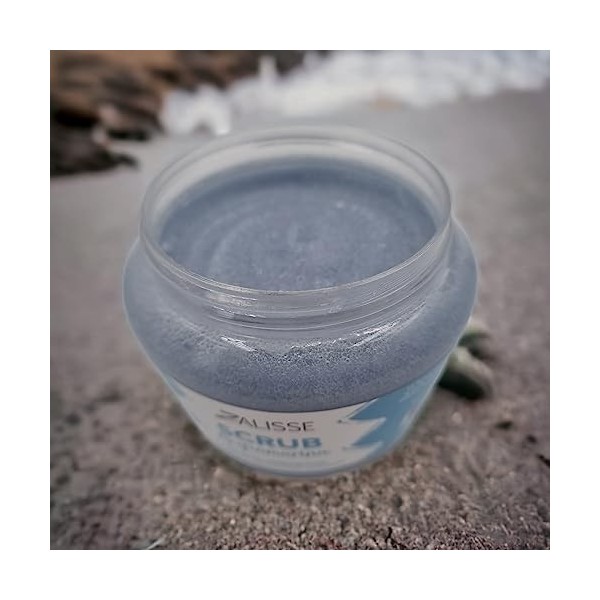 Zalisse - SCRUB Aigue-marine - Pré et post-bronzage - Exfoliant, Enrichissant, Lissage