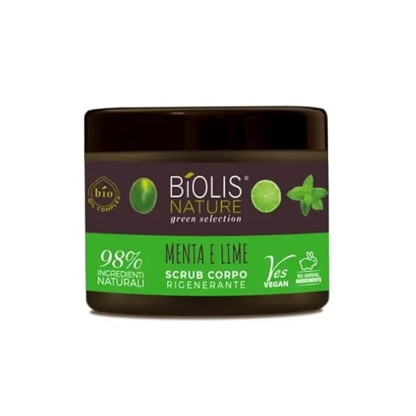 Biolis Gommage Corps Menthe et Lime Régénérante, 730 g