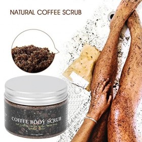 Gommage Exfoliant Pour le Corps Gommage Corporel Au Café Avec Sel de la Mer Morte Gommage Nourrissant Au Café Pour un Soin Co