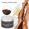 Gommage Exfoliant Pour le Corps Gommage Corporel Au Café Avec Sel de la Mer Morte Gommage Nourrissant Au Café Pour un Soin Co