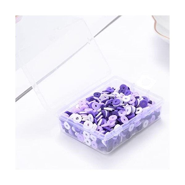 500/1000 Pcs Argile Perles Tranches Dargile Douce Couleur Mixte Rond Abacus Argile Polymère for DIY Slimes Fournitures Artis
