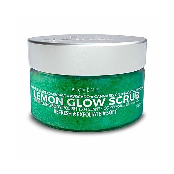 LEMON GLOW SCRUB brightening body polish 200 gr