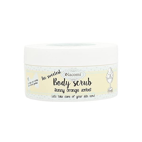 NACOMI BODY SCRUB ORANGE SORBET 125G