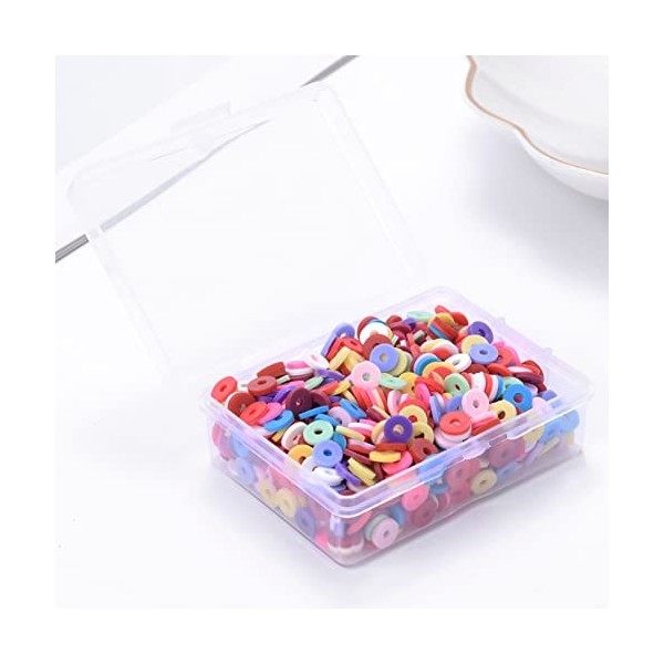 500/1000 Pcs Argile Perles Tranches Dargile Douce Couleur Mixte Rond Abacus Argile Polymère for DIY Slimes Fournitures Artis