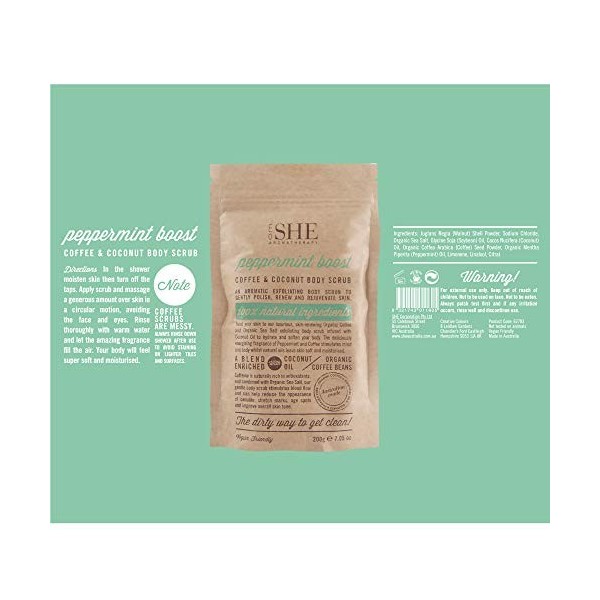 Om She Om She Coffee & Coconut Gommage corporel 200 g