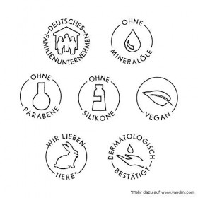 VANDINI Peeling au sucre pour le corps - gommage exfoliant corps femme huile davocat tous types de peau - végan sans parabèn