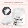 Gommage exfoliant pour le corps, Crème exfoliante pour le visage et la peau du lait à lhuile de coco pour le visage Mains ex