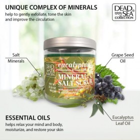Dead Sea Eucalyptus Salt Scrub 23.98 Oz by Dead Sea Premier