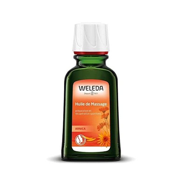 WELEDA - Huile de Massage à lArnica - Préparation et Récupération Sportives - Flacon 200 ml