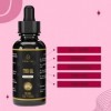 CBD | Huile cbd de chanvre | 40% 4000mg 10ML | À lextrait de fraise | Cbd Huile de chanvre | Fabriqué dans lUE | 0% THC 400