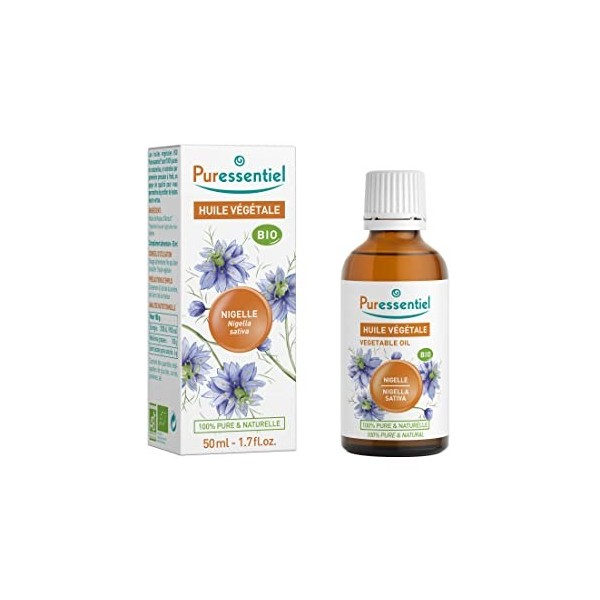 Puressentiel - Huile Végétale Nigelle - Bio - 100% pure et naturelle - 50 ml