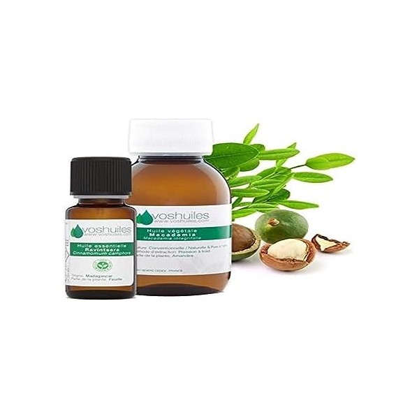Duo Huile Essentielle de Gaulthérie couchée 10 ml et Huile Végétale Neutre de Fleurs dArnica 100ml - 100% Pure et Naturelle ...