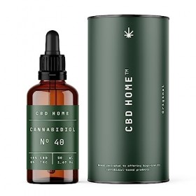 Huile CBD 40% FORTE - Base dhuile MTC noix de coco Enrichie avec 40% de CBD pur et Oméga 3-6-9. Huile de CBD certifiée 20 