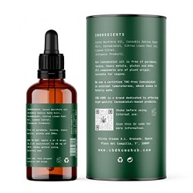 Huile CBD 40% FORTE - Base dhuile MTC noix de coco Enrichie avec 40% de CBD pur et Oméga 3-6-9. Huile de CBD certifiée 20 