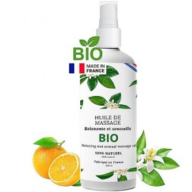 IZOË, Huile Massage et corps. Relaxante. Sensuelle. BIO. Seche. Hydratante. Adulte, Couple, Aphrodisiaque, Professionnel, Éro