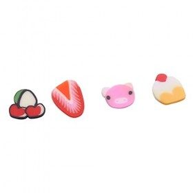 Huhebne Lot de 2000 tranches dargile 3D pour slime, bricolage, décoration dongles