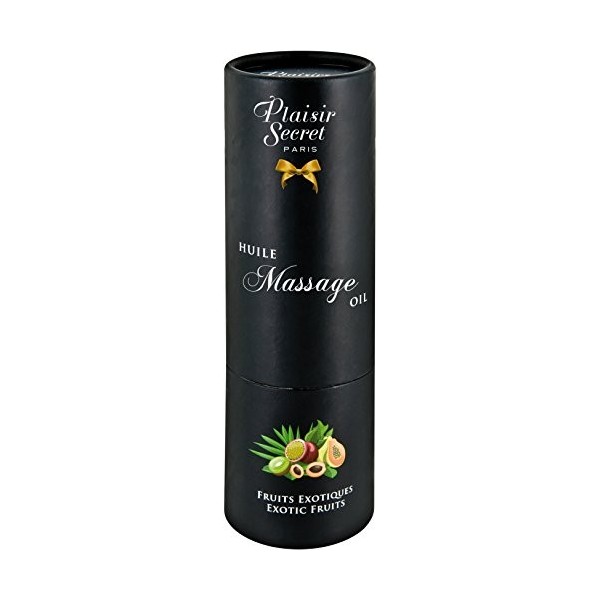 Plaisirs Secrets Huile de Massage Comestible Fruits Exotiques 59 ml