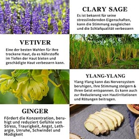 Smarxin Huile de Massage pour Réchauffer, Détendre, Masser, Huile de Massage pour Soulager des Douleurs Huile de massage ging