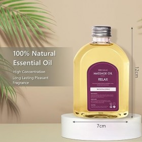 LOPHE huile de massage à la noix de coco, Huile De Massage Corps pour Soulager des Douleurs Articulaires, Huile Corporelle Hu