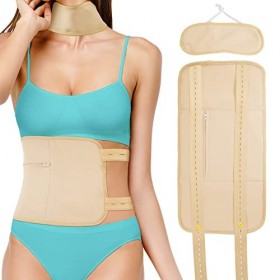 Kit dhuile de ricin réutilisable en flanelle de coton bio pour le foie, aide à dormir, muscles abdominaux et améliore la cir