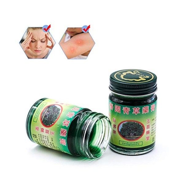 OUTEYE Baume de Massage thaïlandais 1 pièces 50g pommade à Base de Plantes Vertes Massage articulations Musculaires entorse d