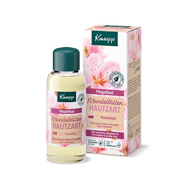 Kneipp Pflegebad Mandelblüte,Entspannung,Wohltuend in der klaten Jahreszeit,Badezusatz,Hautpflege,Für trockene und sensible H