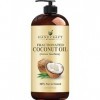 Handcraft Fractionated Coconut Oil - 100 Percent Pure and Natural - Premium Therapeutic Grade Carrier Oil for Aromatherapy, M