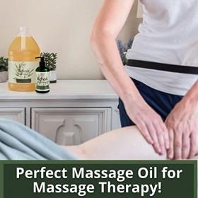 Sponsored Ad - Refresh Massage Oil with Eucalyptus & Peppermint Essential Oils - Great for Massage Therapy. Stress Relief