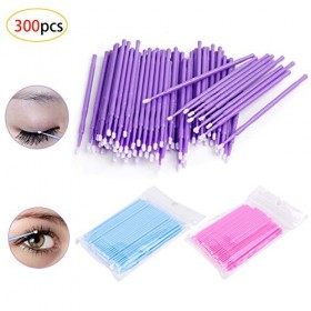 Coton-tige jetable,Mini Pinceau Extensions de Cils,pour Extension de Cils,Coloration des Cils,Oral et Dentaire,Maquillage et 