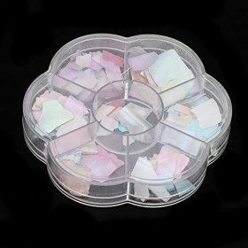 Breloques Pour Ongles, Bricolage Nail Art, Accessoires Pour Ongles En Résine, Tranches De Coquillage, Différentes Couleurs Et