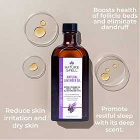 Nature Spell Huile de soin pour cheveux et corps à la lavande 150 ml