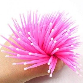 Coton-tige jetable,Mini Pinceau Extensions de Cils,pour Extension de Cils,Coloration des Cils,Oral et Dentaire,Maquillage et 