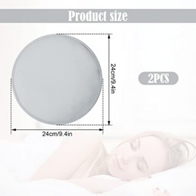 2pcs Pack dHuile de Ricin, Emballage Réutilisable dHuile de Ricin pour le Sein Coussinets dAllaitement Lavables à lHuile 