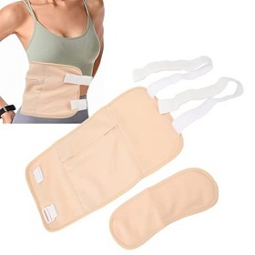 Kit de Pack Dhuile de Ricin, Doux et Réutilisable, Soulagement des Douleurs à la Taille, Compresse Dhuile de Ricin, Pack D