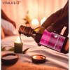 Huile de massage Sensual Whispers - Chanvre, ylang-ylang, patchouli, aromathérapie relaxante, naturel romantique, huile corpo
