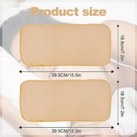 2 Morceaux de Flanelle Bio Pack dHuile de Ricin, Nouvelle Flanelle de Coton Biologique pour lHuile de Ricin Flanelle de Cot