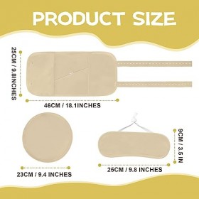 Lot de 4 kits dhuile de ricin pour abdomen et cou, désintoxication du foie, sommeil confortable, constipation et inflammatio