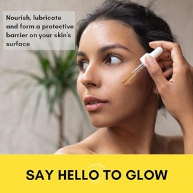 Doppeltree huile pour le visage femme, face oil for Gua Sha massage and Dermaplaning, Anti-âge avec de lhuile de rose musqué