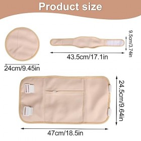 Kit de Pack dHuile de Ricin, Enveloppe de Pack dHuile de Ricin Réutilisable avec Adhésif Magique pour le Cou le Ventre et l