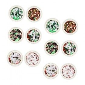 FRCOLOR 12 Boîtes DAccessoires Pour Les Ongles Pierres Précieuses Pour Les Ongles Décor En Cristal Paillettes Pour Les Ongle